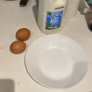 懒人空气炸锅法式蛋奶吐司的做法 步骤1