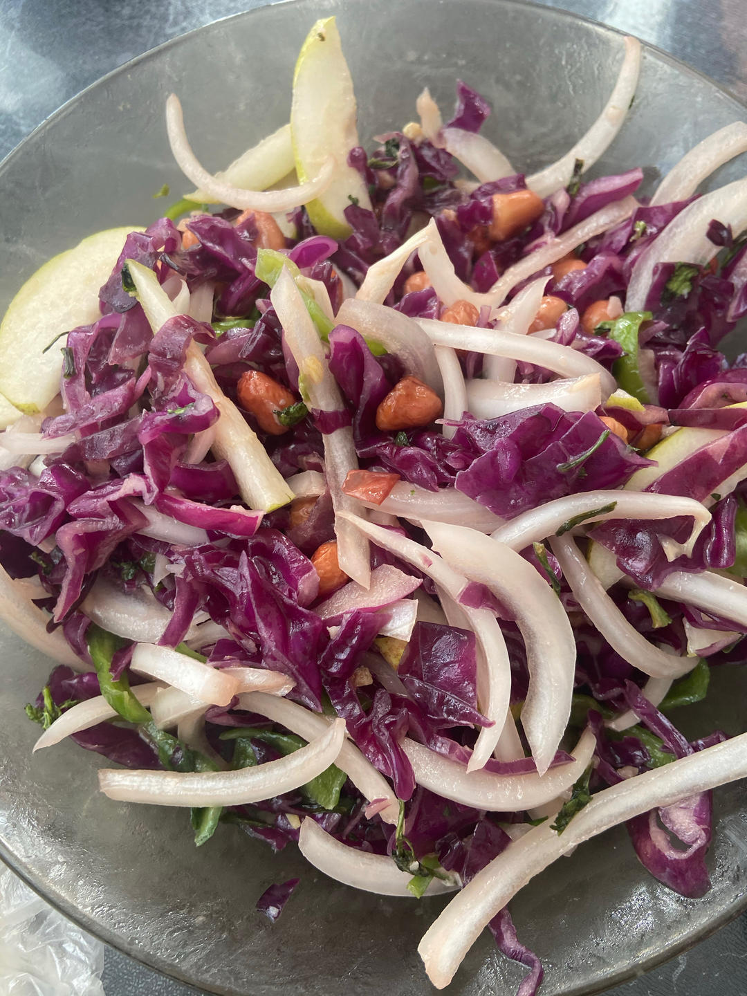 超开胃凉拌紫甘蓝
