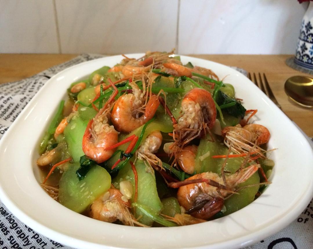 河虾炒青瓜的做法