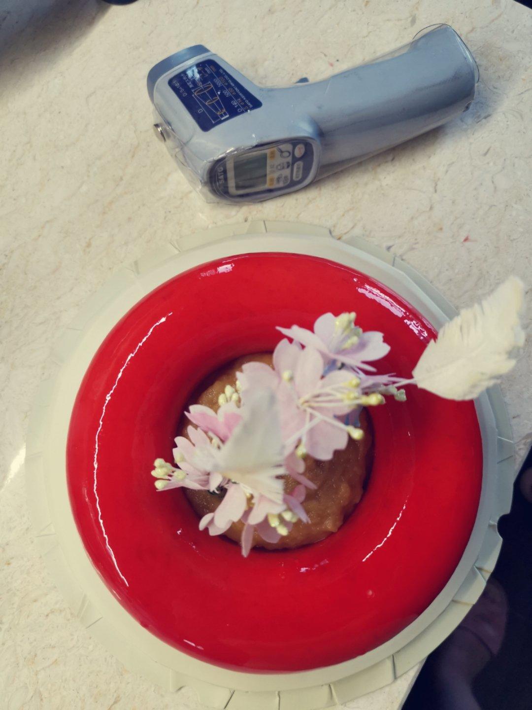 喷出来的蛋糕淋面（镜面）