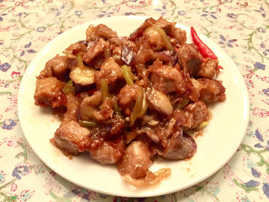 溜肉段烧茄子（东北硬菜呀哈哈）