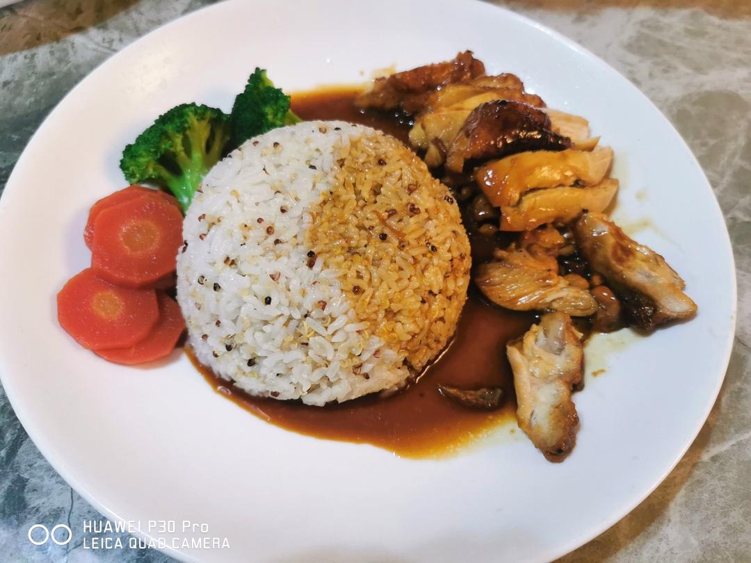 照烧鸡腿饭