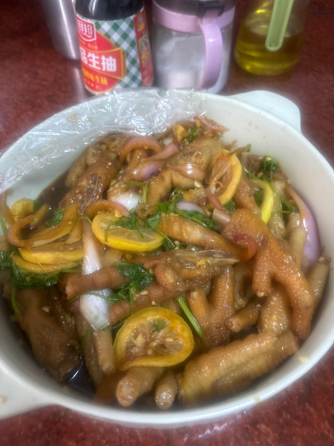 【柠檬酸辣鸡爪】自制超级无敌美味的网红鸡爪