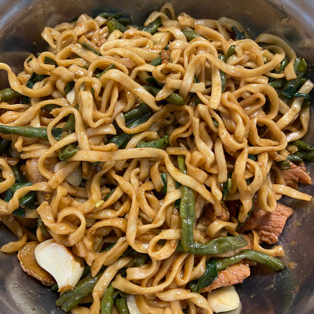 superxing做的家常豆角焖面
