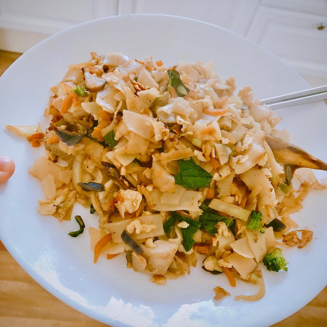 【终极烹饪课程】爆炒鸡肉河粉
