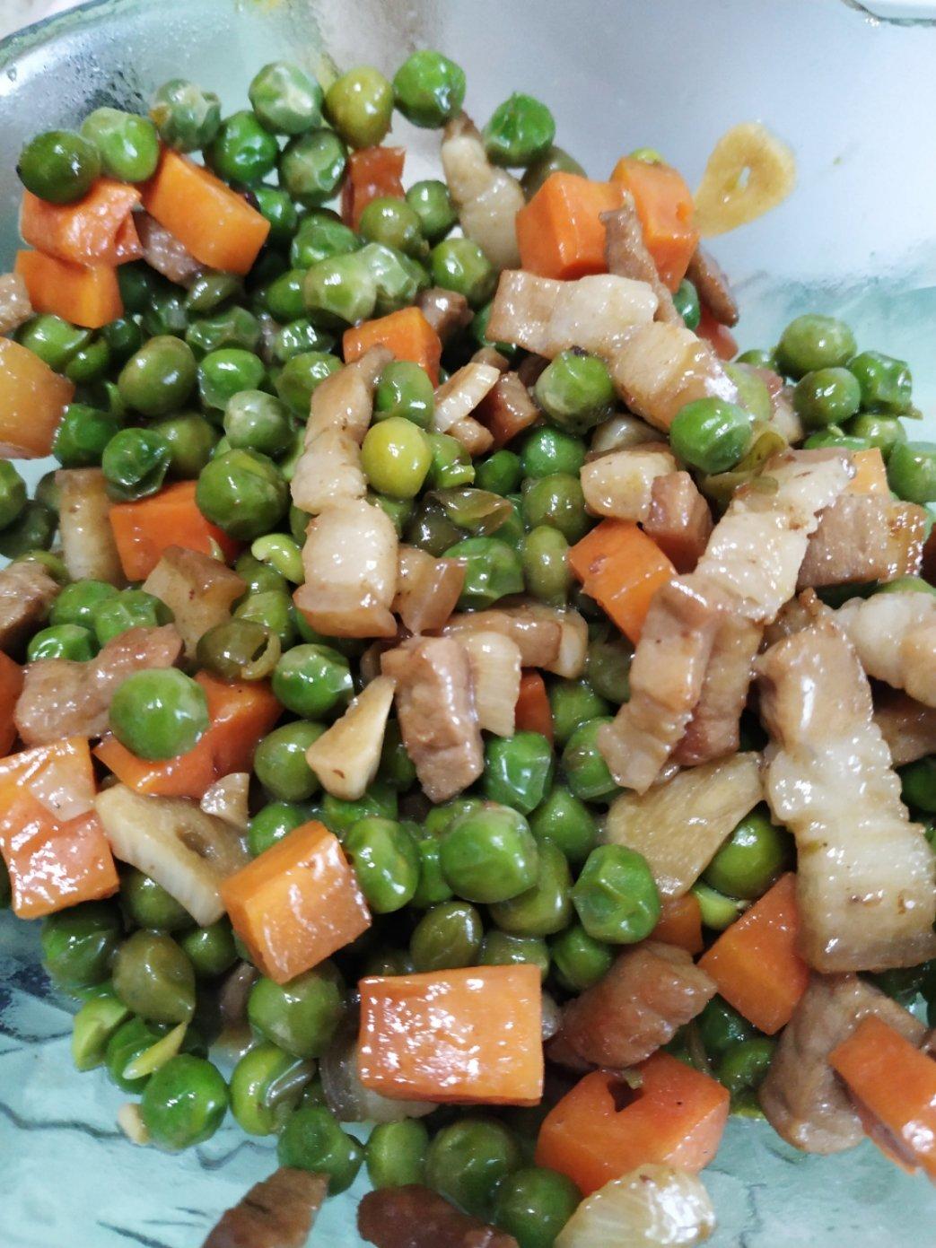 豌豆米炒肉丝