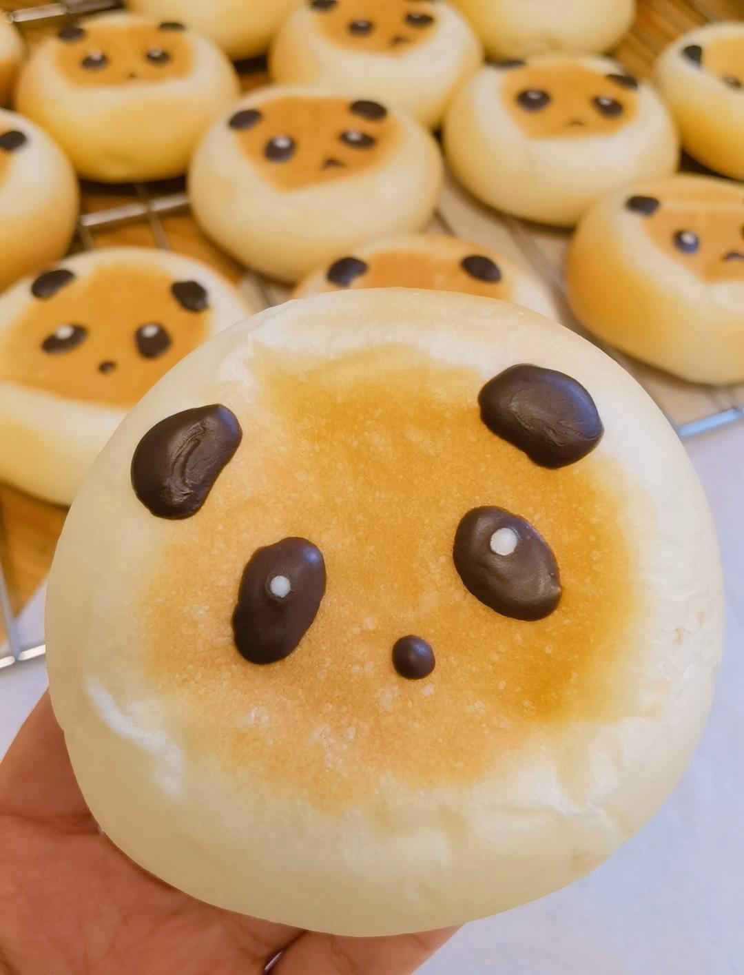 日式传统红豆面包（中国红豆大饼子）