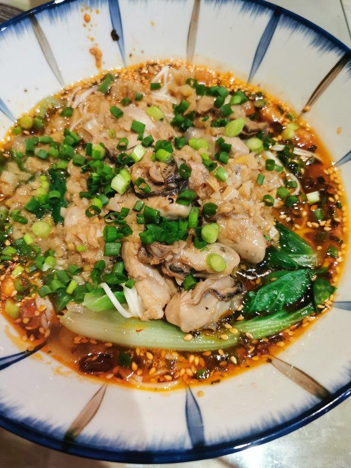 生蚝汤面