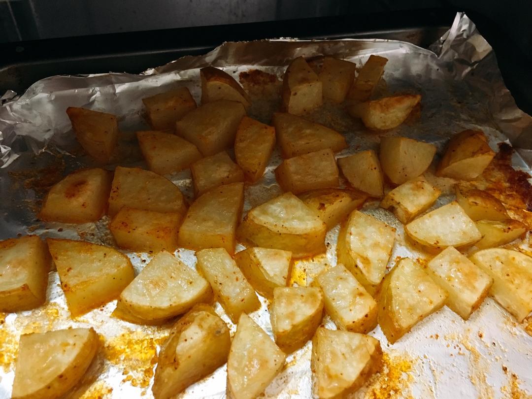 百里香孜然烤土豆（烤箱）