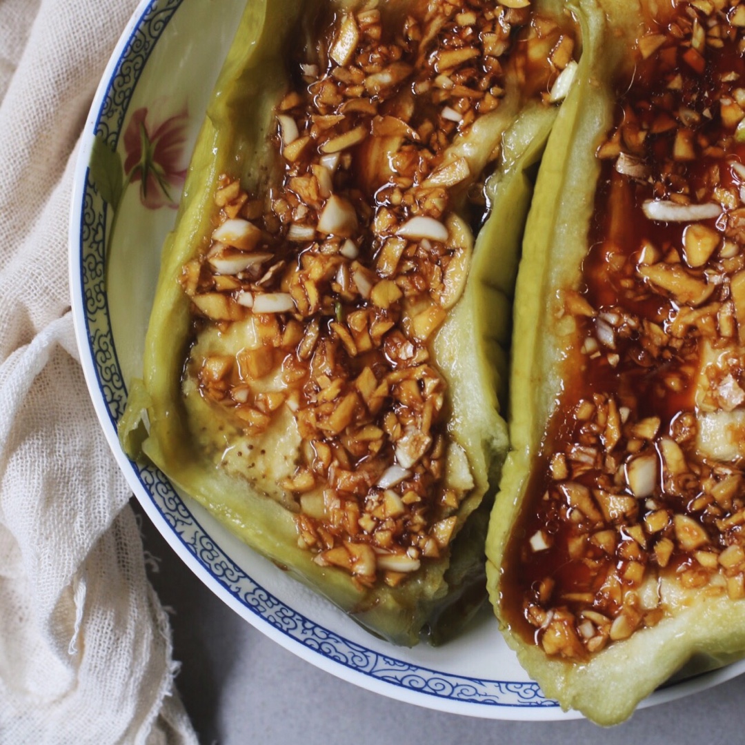 mgainy做的清蒸绿茄子