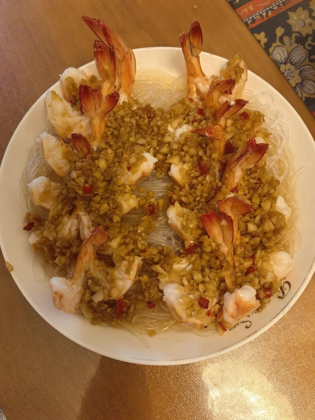蒜蓉粉丝开背虾