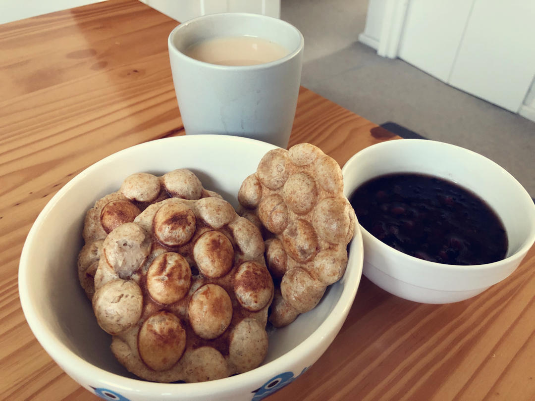 红豆华夫饼（轻食机酵母版）
