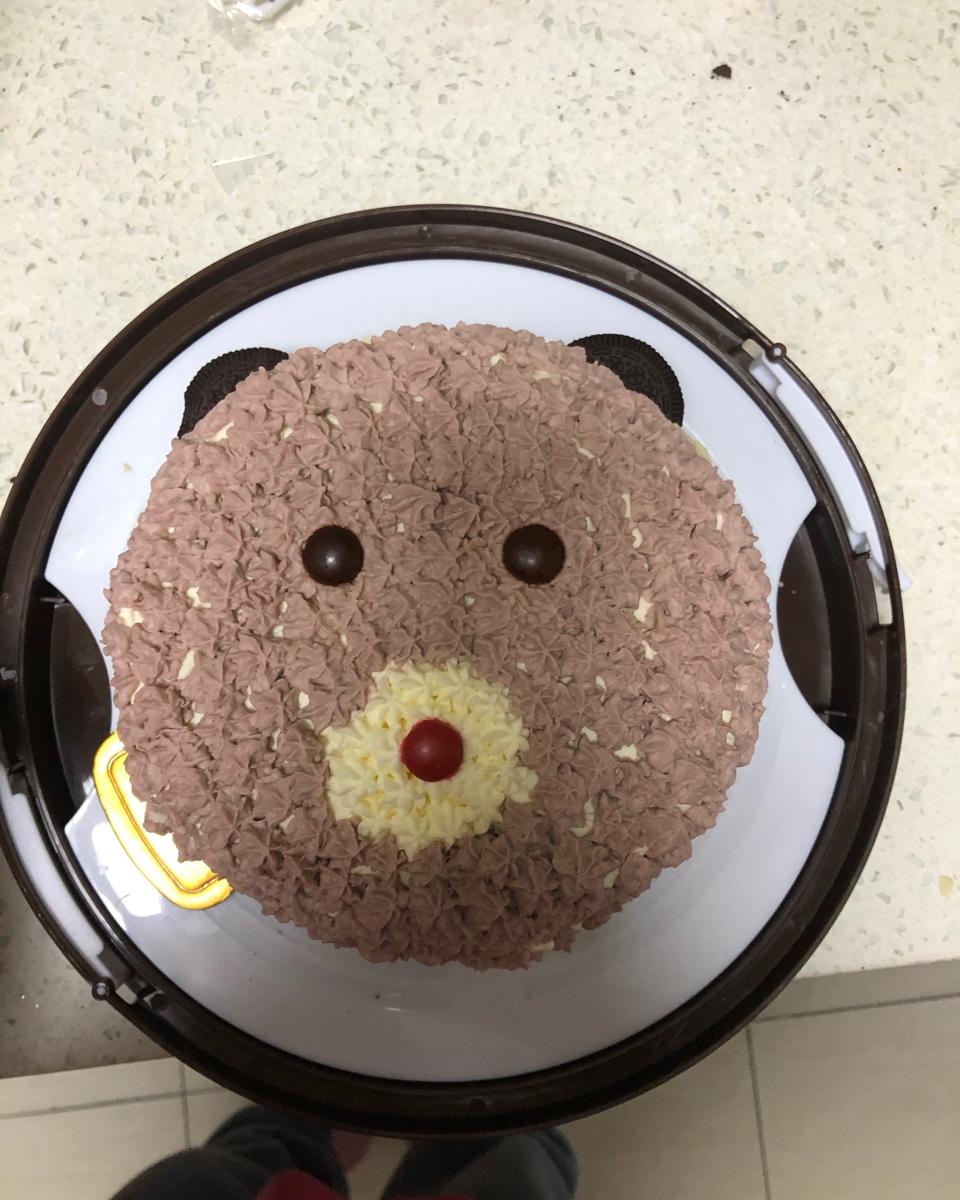 小熊生日蛋糕
