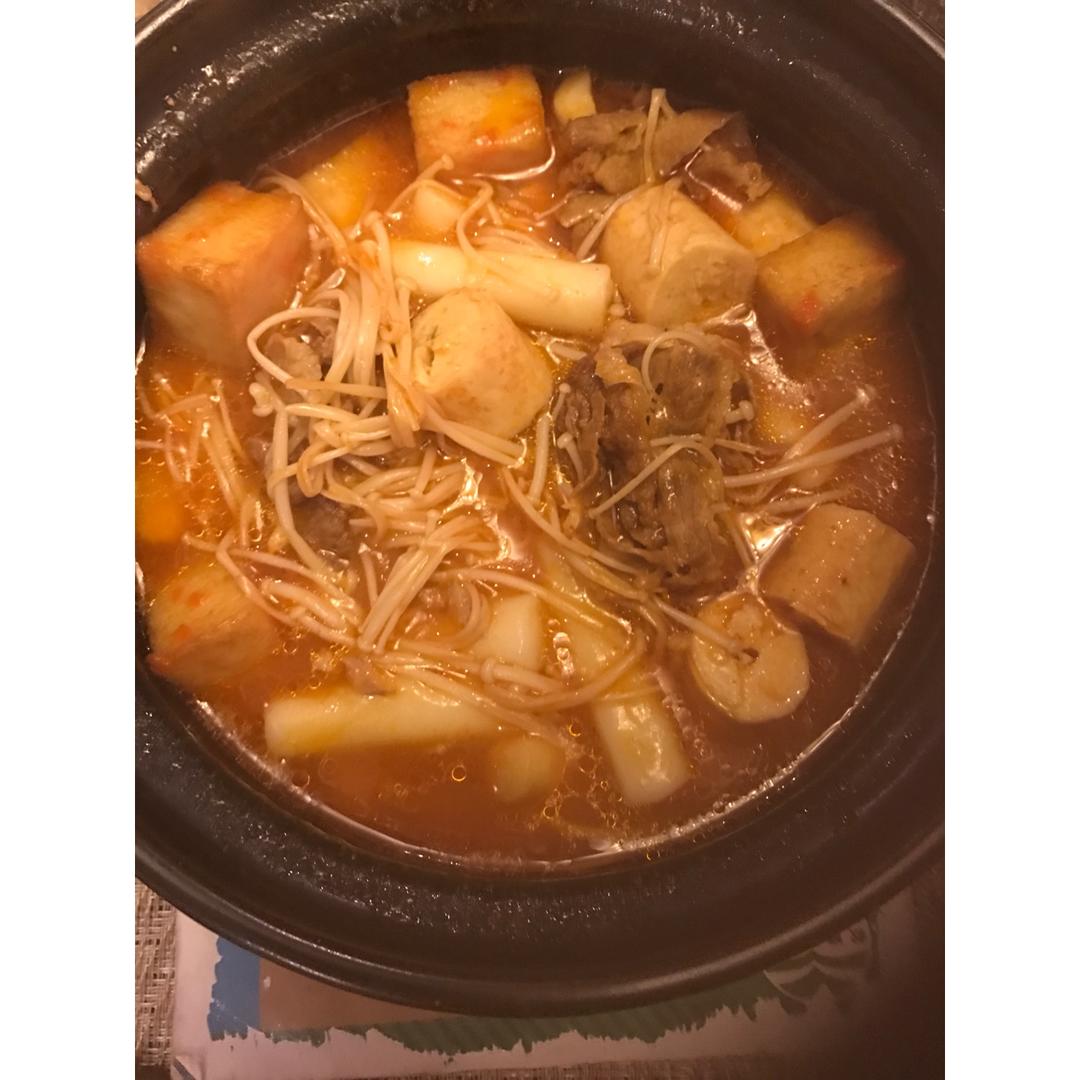 韩式年糕火锅
