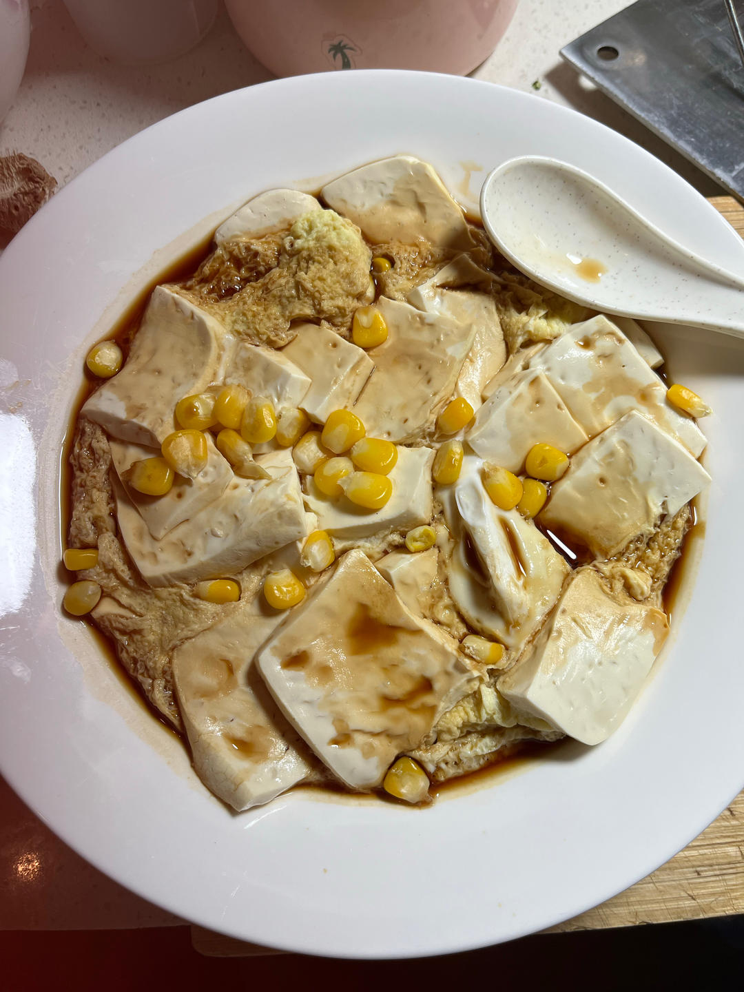 鸡蛋蒸豆腐