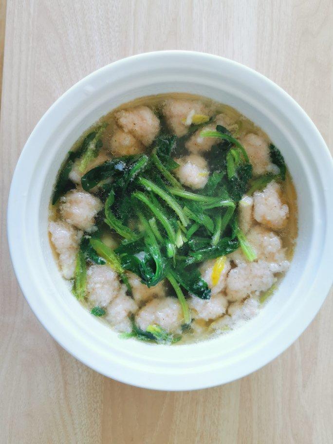 虾滑菠菜汤