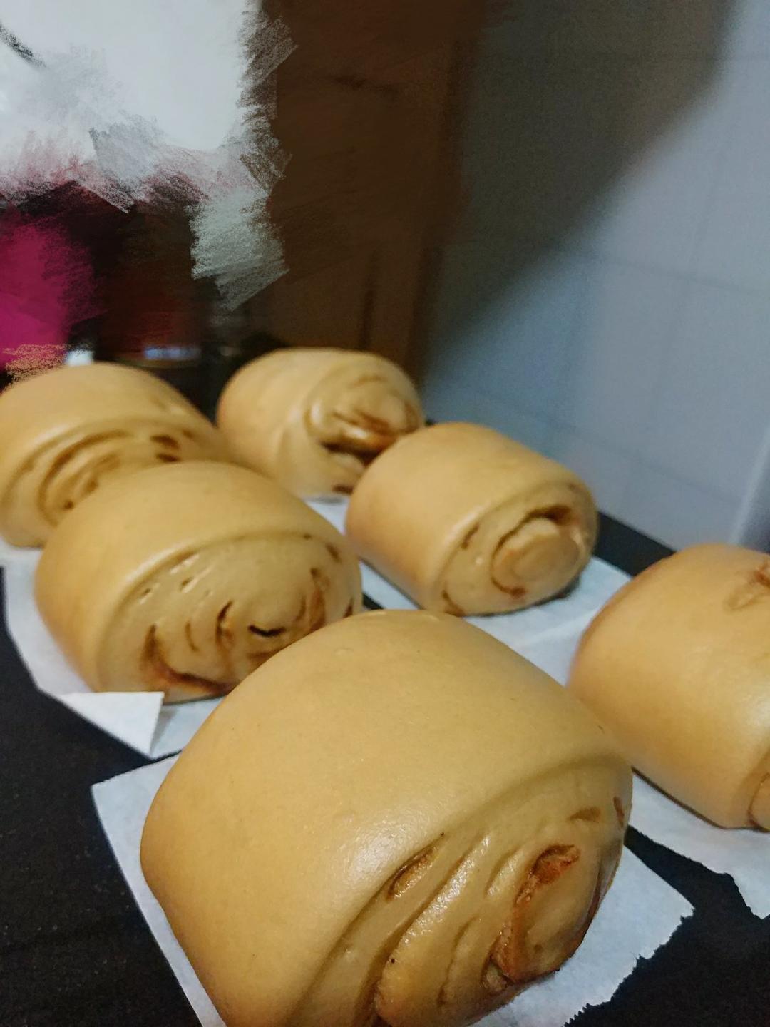 有着面包口感的红糖馒头（一次发酵）