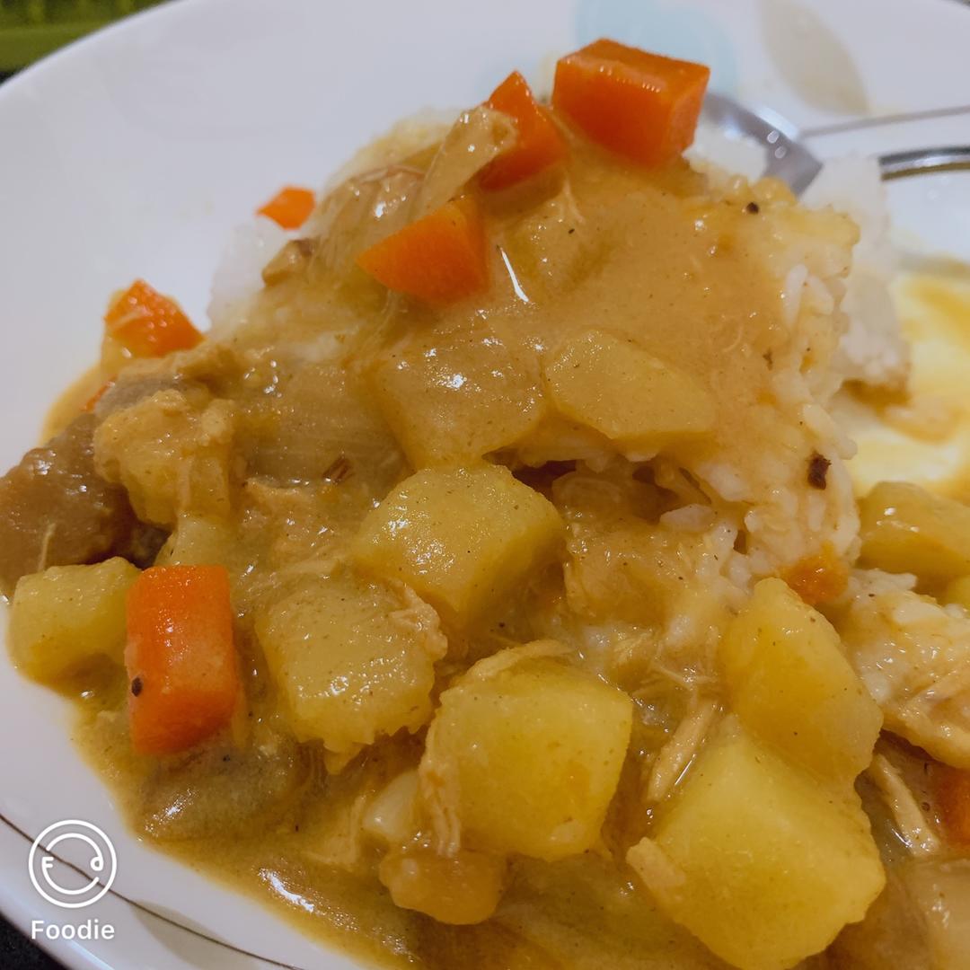 大S版网红咖喱鸡肉饭
