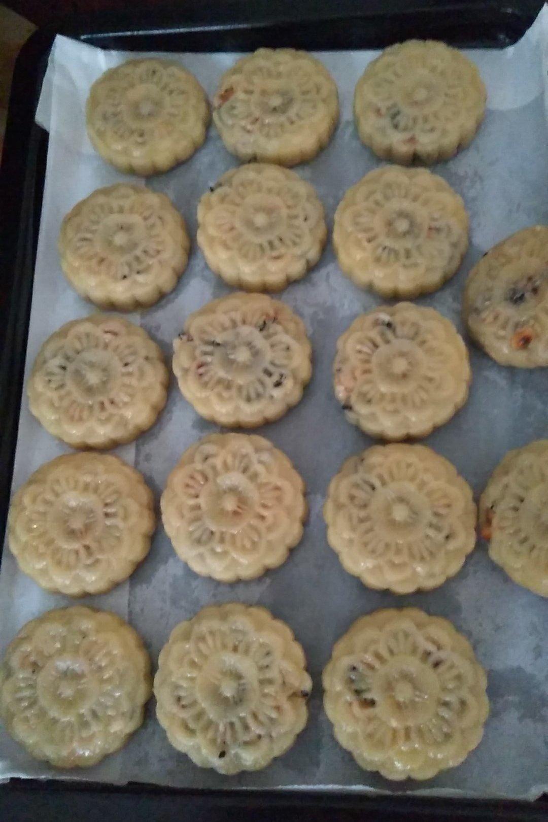 五仁月饼～不用转化糖浆的版本