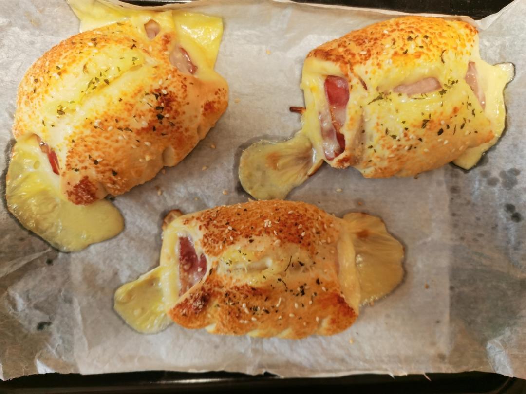 直接法万能面团－培根芝士包