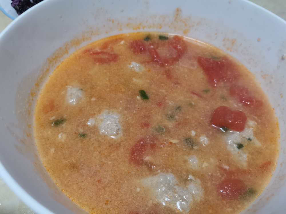 番茄丸子汤