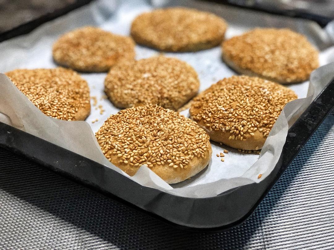 老北京五香麻酱烧饼