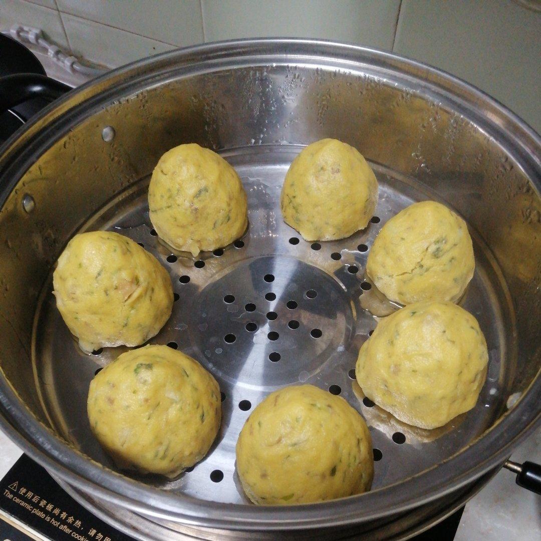 蔬菜玉米窝头