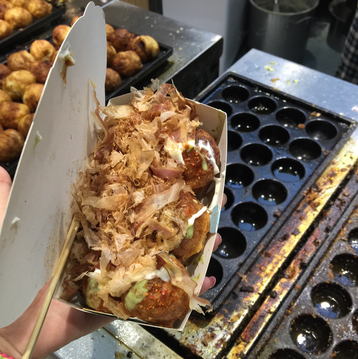 旅行中的美味。