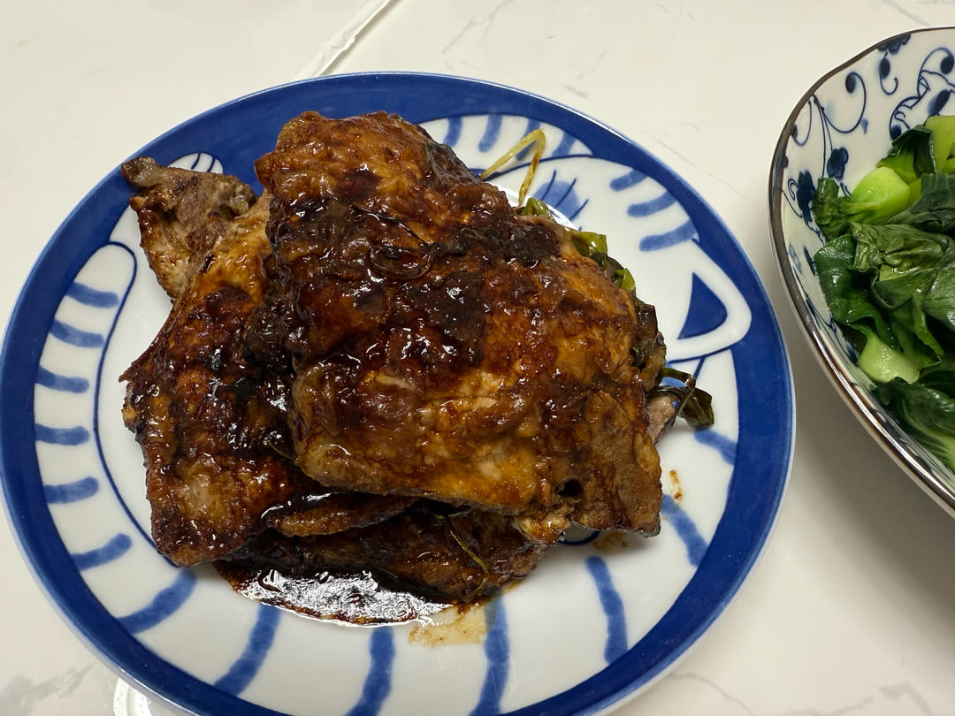 超嫩超香的葱烤大排