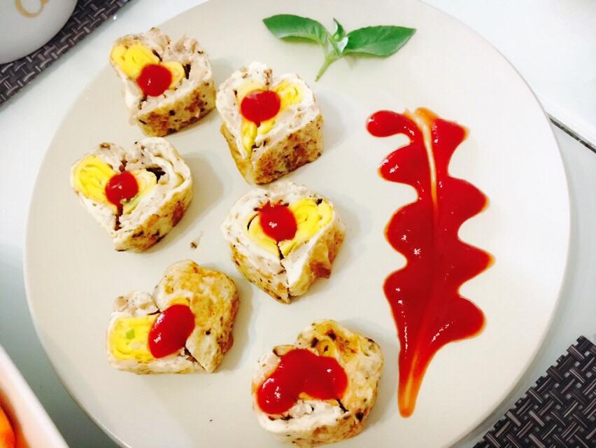 爱心玉子烧 鸡蛋卷