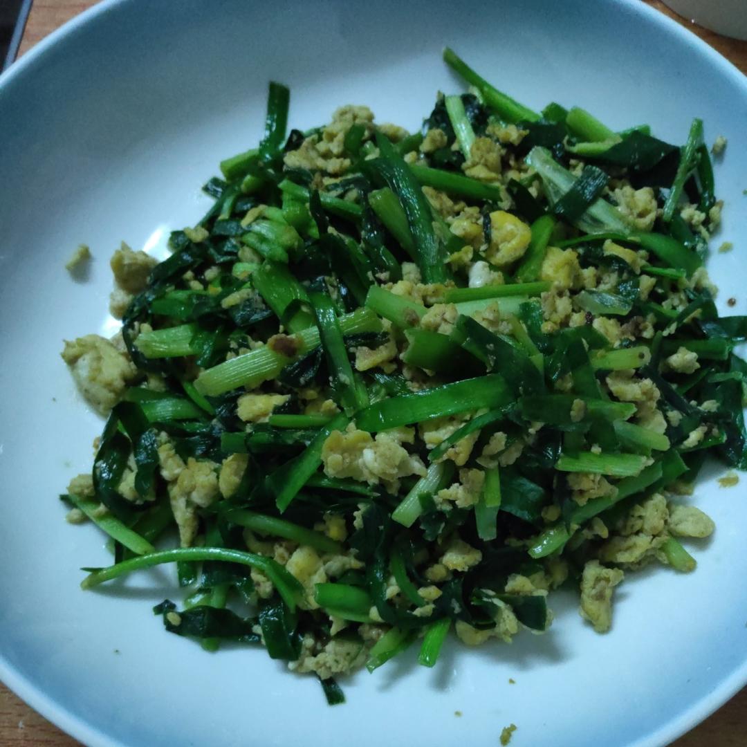 韭菜炒鸡蛋——三分钟快手下饭菜 掌握火候的秘诀