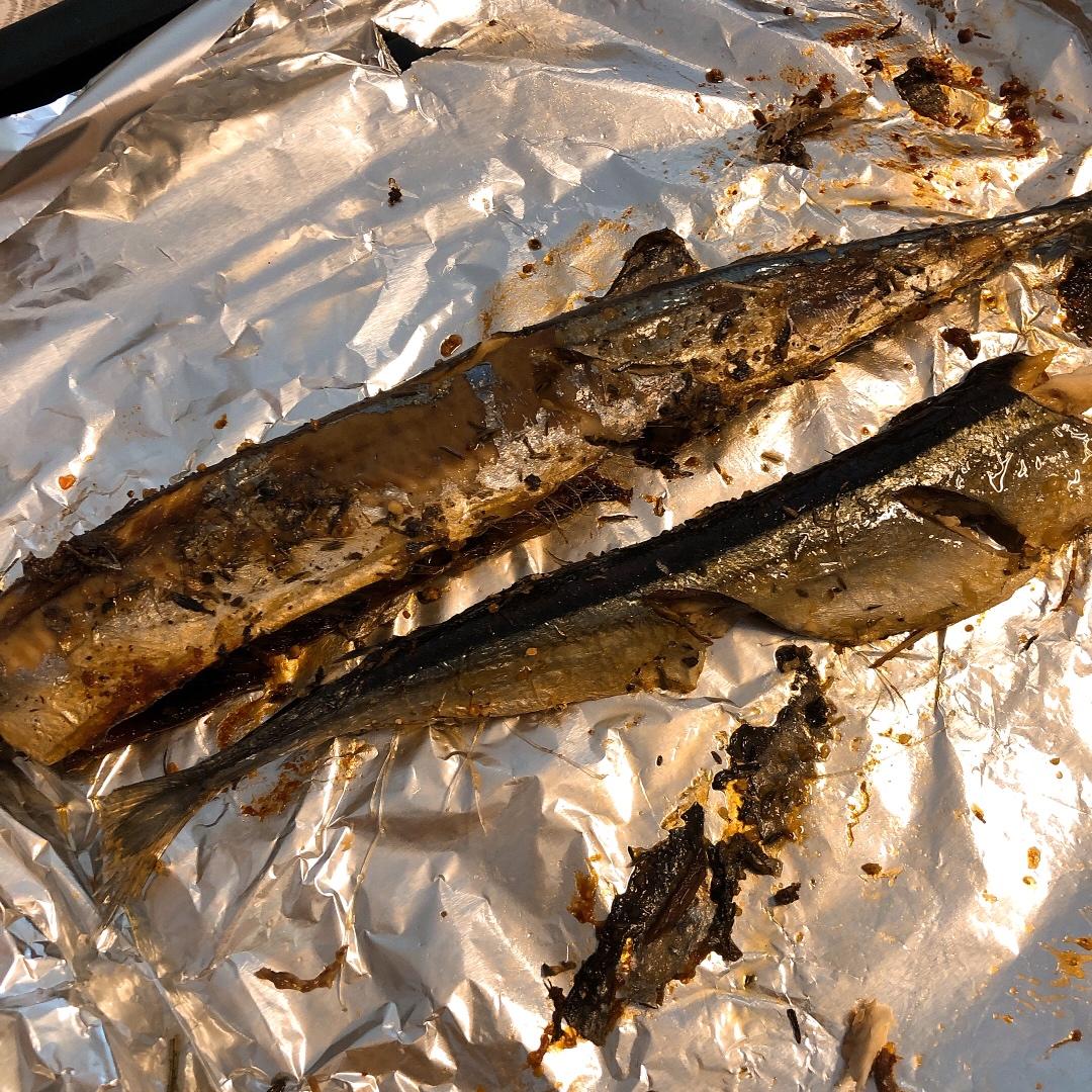 盐烤秋刀鱼（烤箱版）