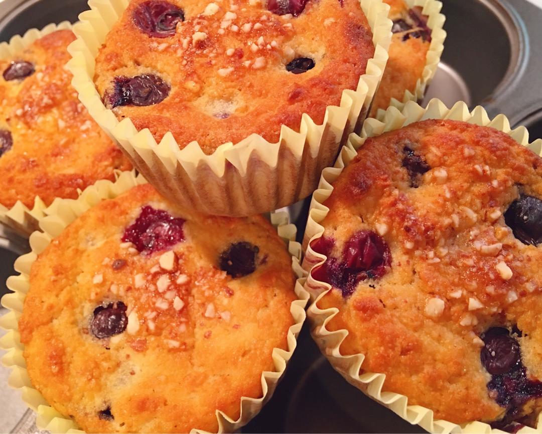 Oat Coconut blueberry muffin的做法
