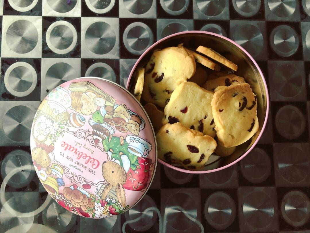 低糖少油版蔓越莓饼干