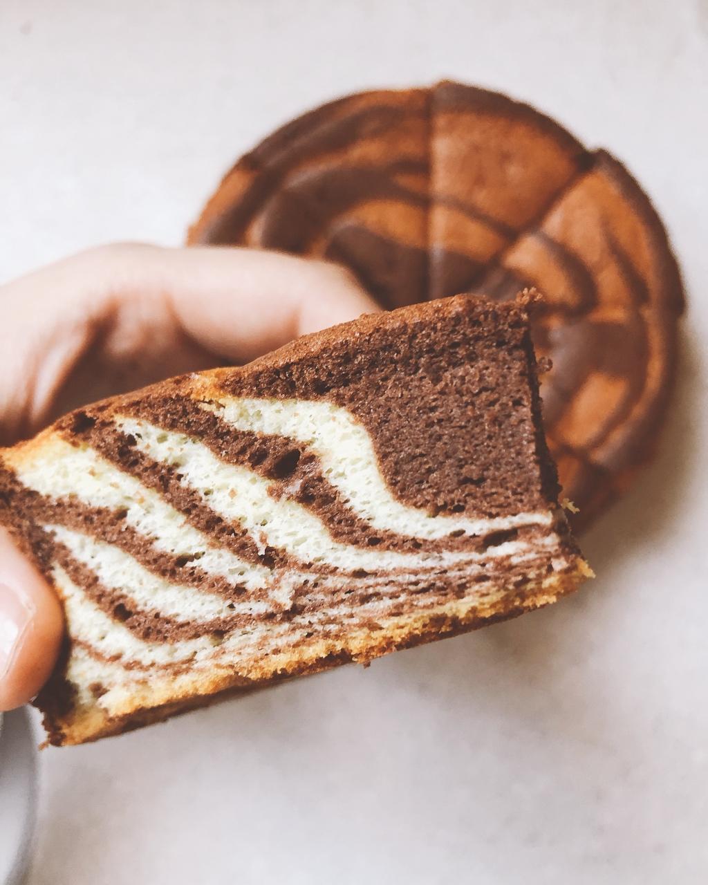 斑马纹酸奶蛋糕