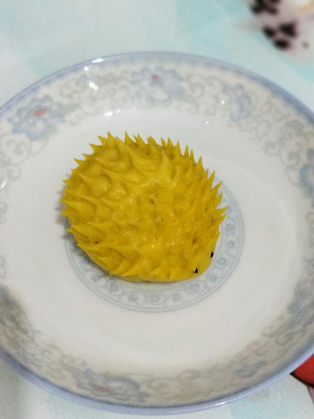 南瓜刺猬馒头