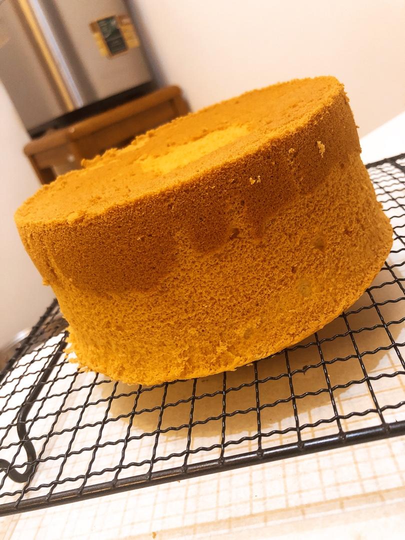 六寸戚风蛋糕——和气疯说再见！