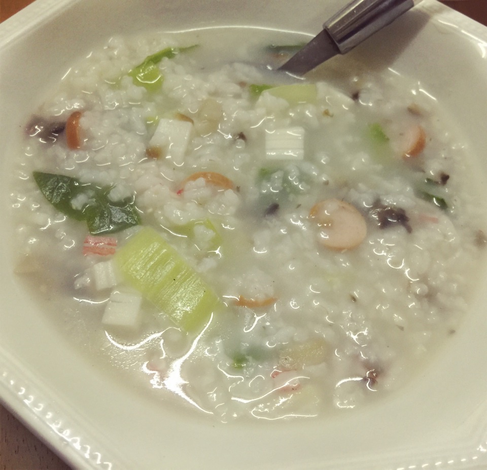 鲜虾蔬菜粥