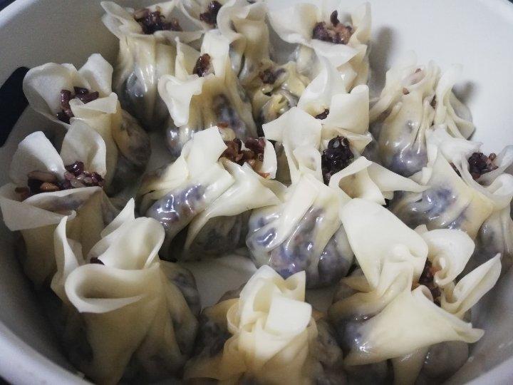 馄饨皮糯米烧麦