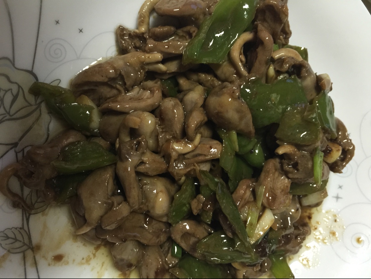 爆炒鸡心