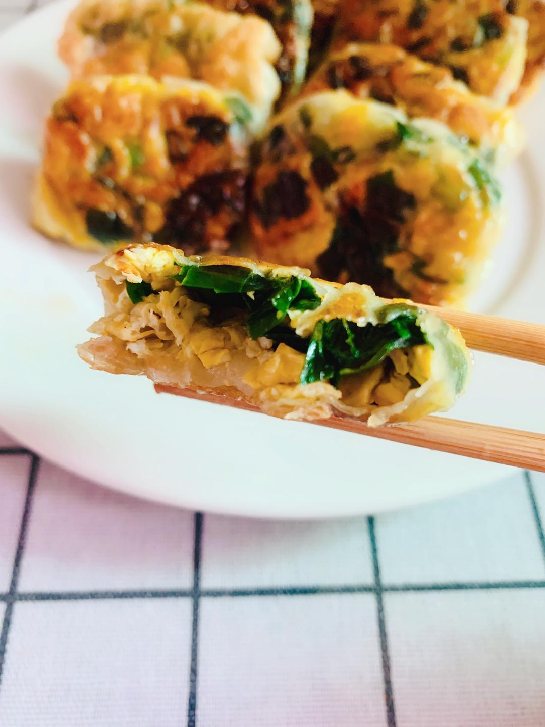 简易版饺子皮韭菜盒子的做法