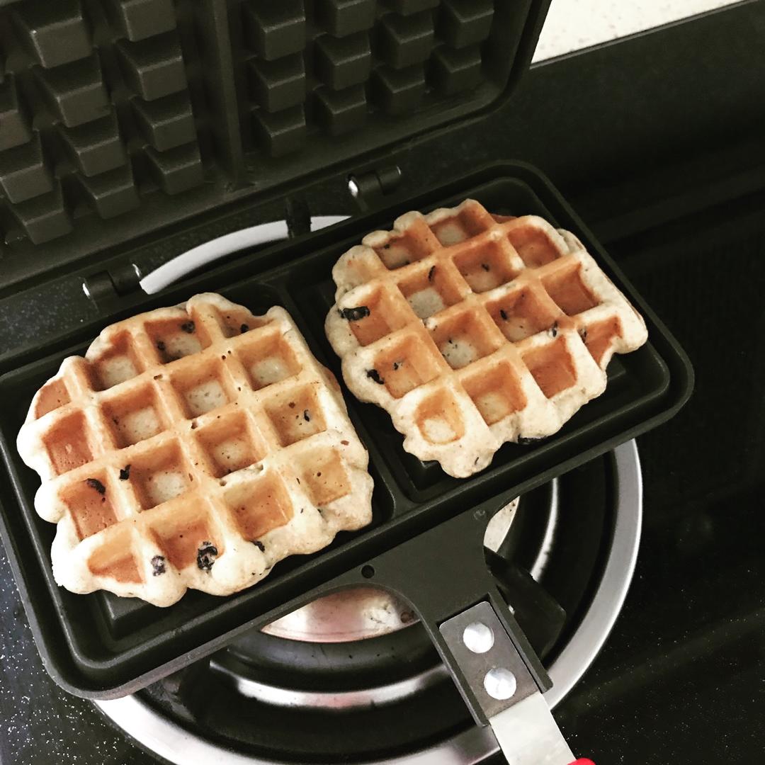 低脂全麦肉桂华夫饼