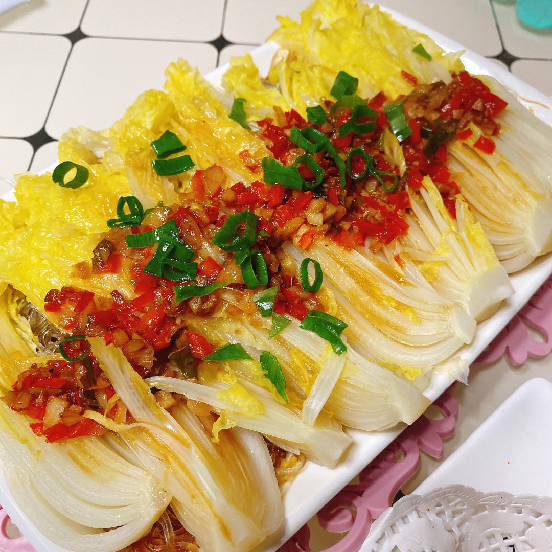 蒜蓉粉丝蒸娃娃菜