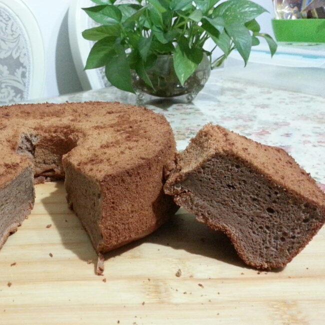 可可戚风--不减蛋很松软