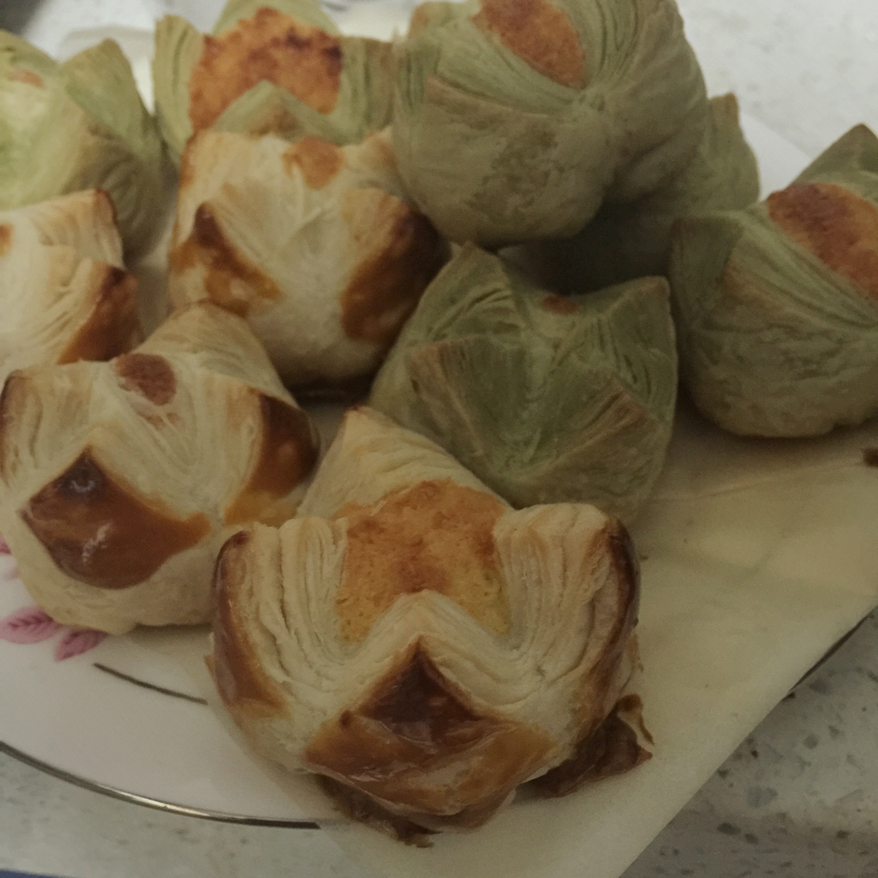 花开富贵之四种口味的椰蓉开口酥