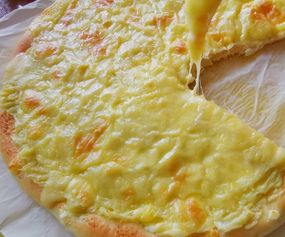 『自制8寸』榴莲披萨🍕