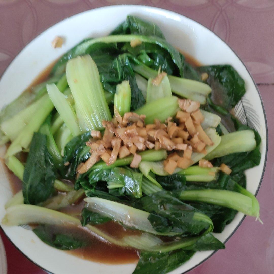 白灼油菜—年夜饭最受欢迎的素菜