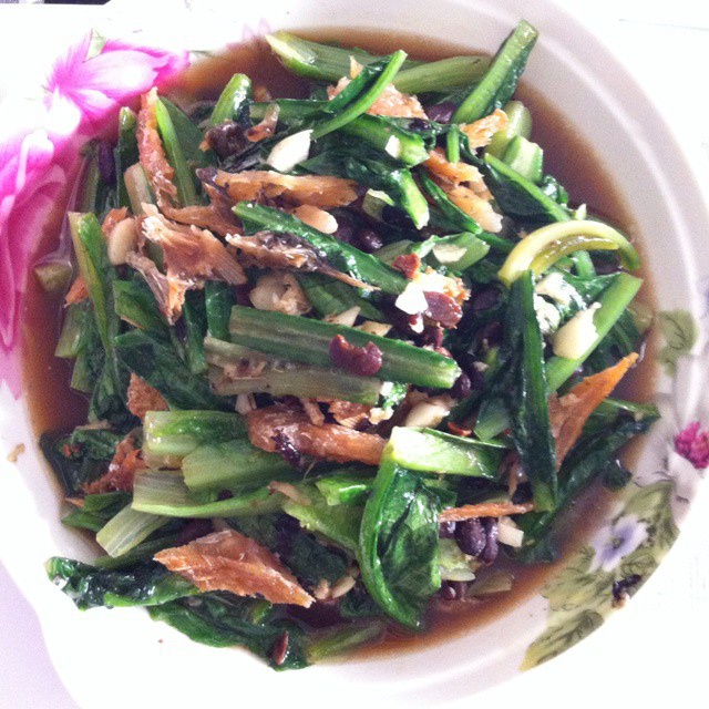 豆豉鲮鱼油麦菜