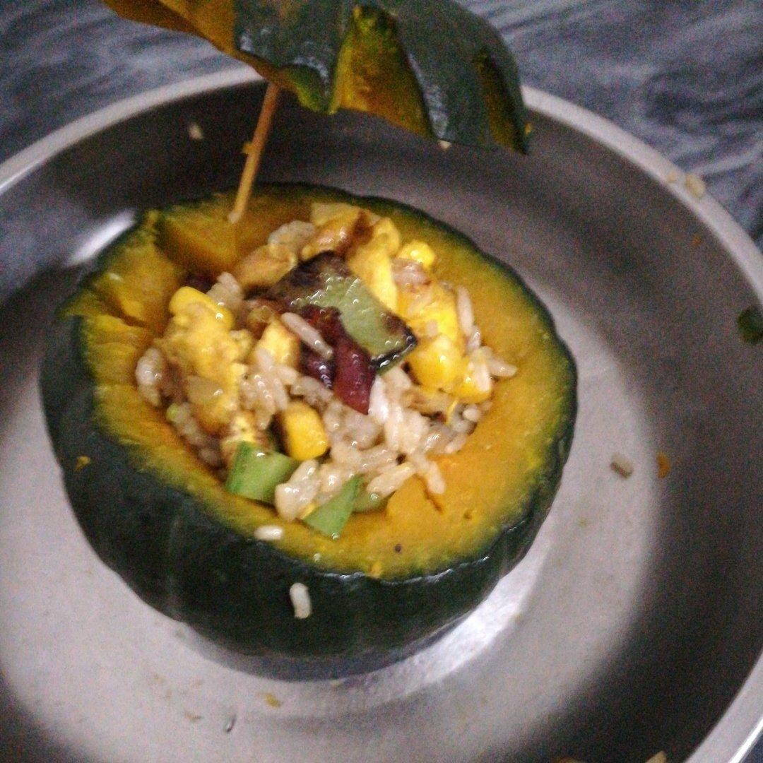 南瓜炒饭