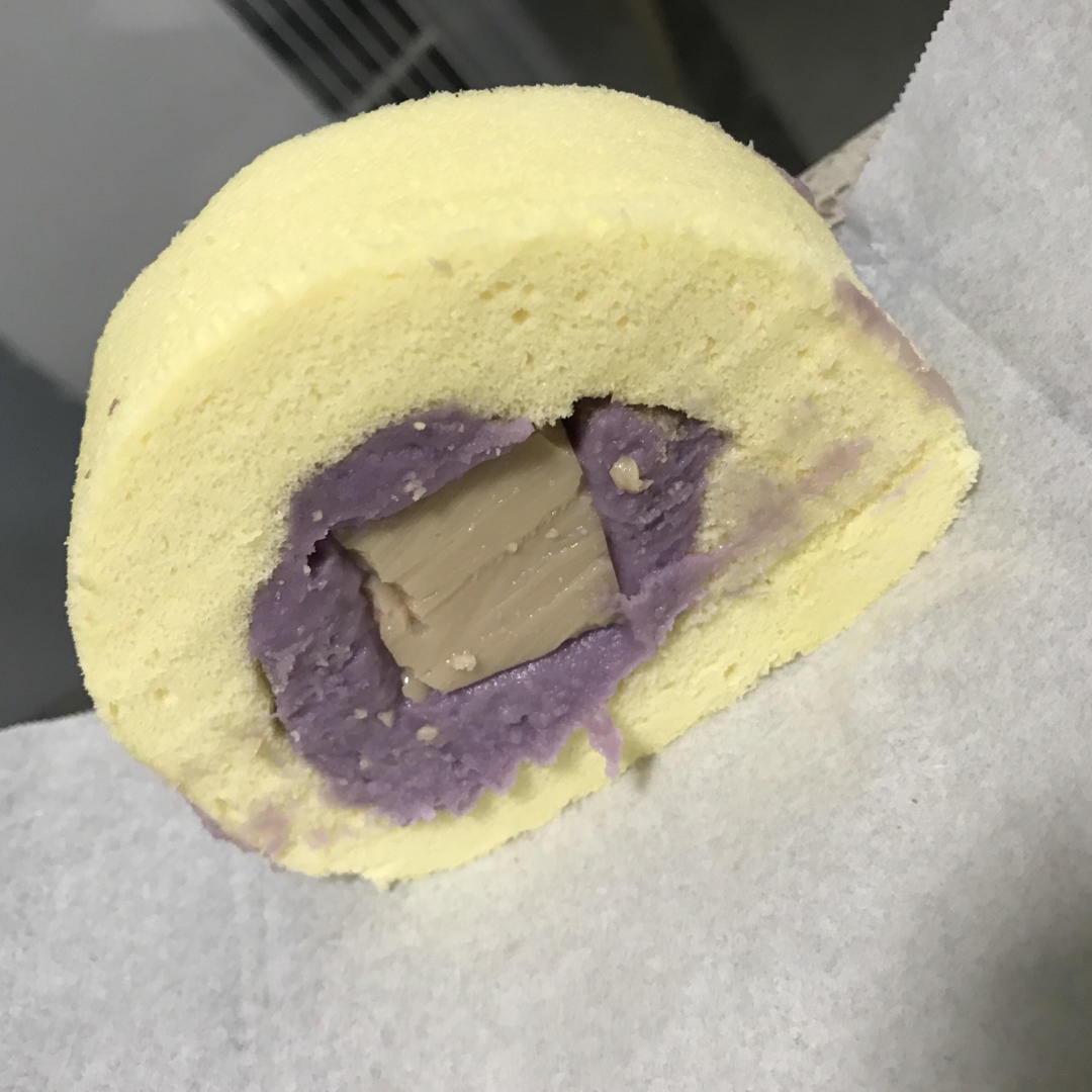 卷不裂的芋泥蛋糕卷